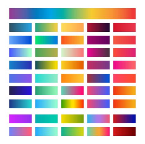 Trendy Beautiful Gradient Color Palettes 2744052 Vector Art at Vecteezy