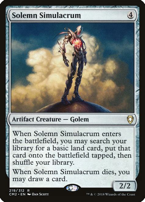 Solemn Simulacrum Commander Anthology Volume Ii Mtg Print