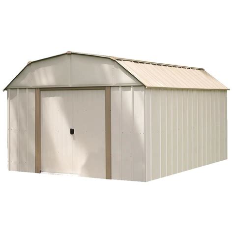 Shop Arrow Galvanized Steel Storage Shed Common 10 Ft X 14 Ft