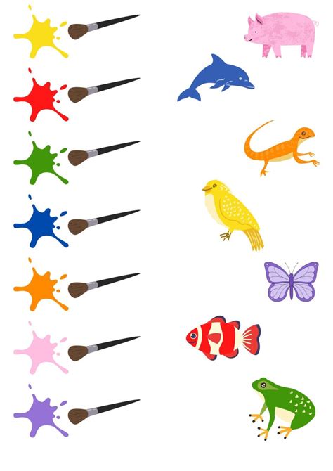 Color Flash Cards Preschool Printable Learning Colors Activity Etsy