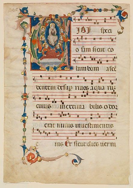 A Fourteenth Century Italian Choir Book Day Three Of Medieval