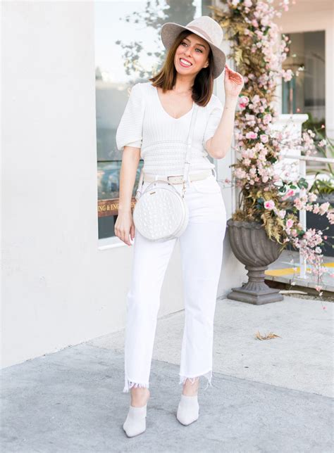 How To Wear All White Outfits 2018 Spring Fashion Trends