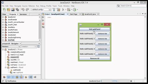 Java Swing Example Add And Remove UI Components Dynamically YouTube