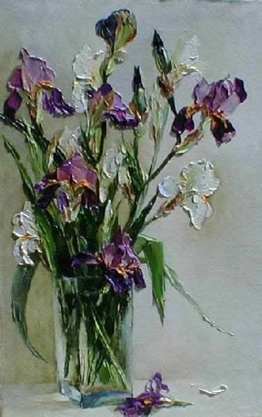 Irises Oil Painting Acrylic Painting Flowers Flower