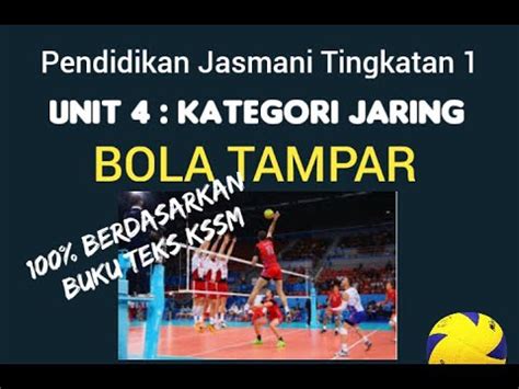 As is bola tampar in english? BOLA TAMPAR- Tingkatan 1 Pendidikan Jasmani (Buku Teks ...