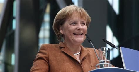 German chancellor angela merkel says she is very well again after drinking three glasses of water. Trentenaire de la réunification allemande et départ d ...