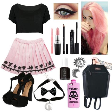 Pastel Goth By Spnlex On Polyvore Featuring WithChic Breckelle S Kill