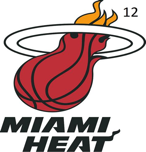 In 2000, miami heat decided to make some small changes to their logo, the structure and shape remain unchanged. 12. Miami Heat - Bucketsblog