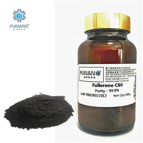 Funano Carbon Black Powder C60 99 High Purity Fullerene C60 With 99