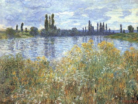 The Banks Of The Seine Near Vétheuil By Claude Monet Monet Oil