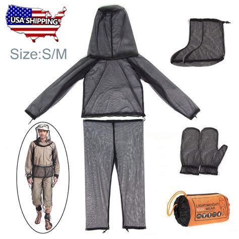 4 Pcs Anti Mosquito Suiticlover Lightweight Bug Jacket Mosquito Suit