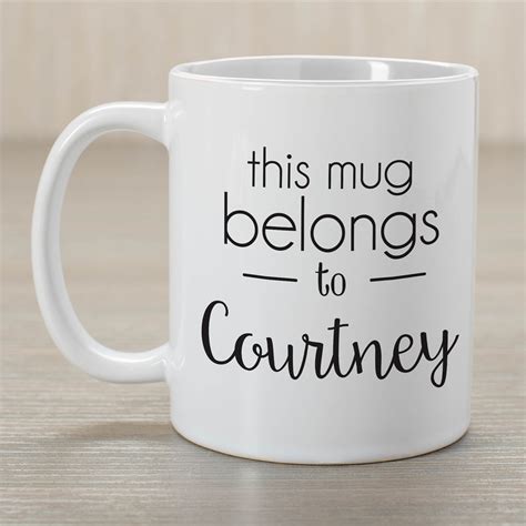 Personalized Belongs To Mug Giftsforyounow