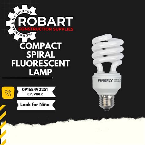 Compact Spiral Fluorescent Lamp Commercial And Industrial Construction