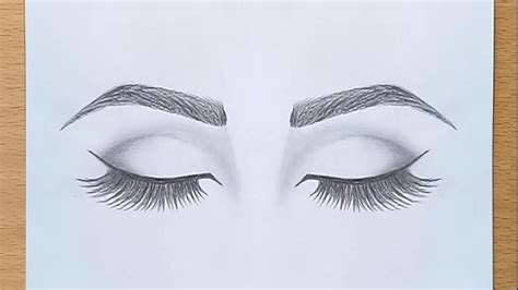 How To Draw Closed Eyes For Beginners Step By Step Easy Eye