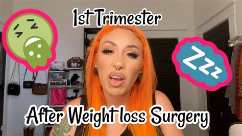 1st Trimester Pregnancy Update After Weight Loss Surgery Youtube