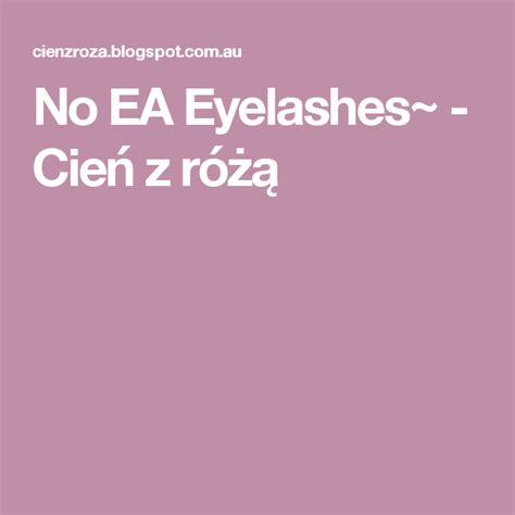No Ea Eyelashes~ Cień Z Różą Eyelashes Lockscreen