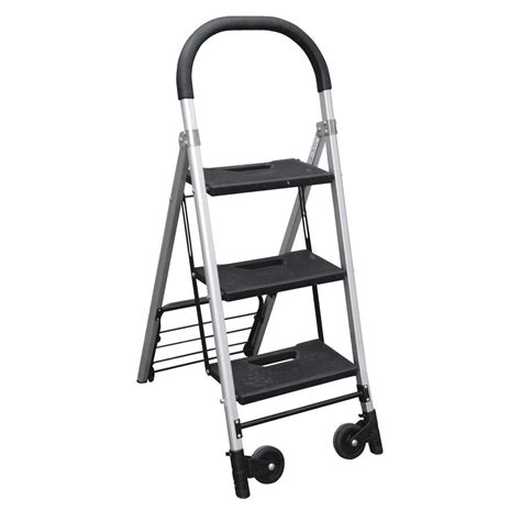 Building Supplies Karmas Product 3 Step Ladder Folding Hand Truck 2 In