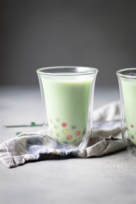 Oversteeped green tea can be bitter, so don't brew it any longer than 3 minutes. Jasmine Green Milk Tea Boba | Adventures in Cooking
