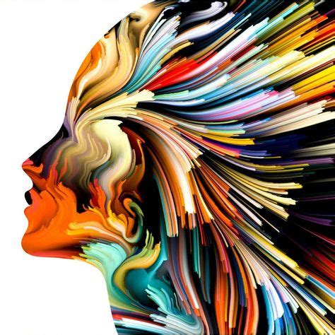 Canvas Girl Face Paintings Wall Art Pictures Hd Prints Watercolor