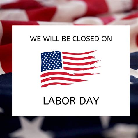 Closed For Labor Day Sign Etsy