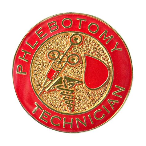 Phlebotomy Technician Lapel Pin Merit Group