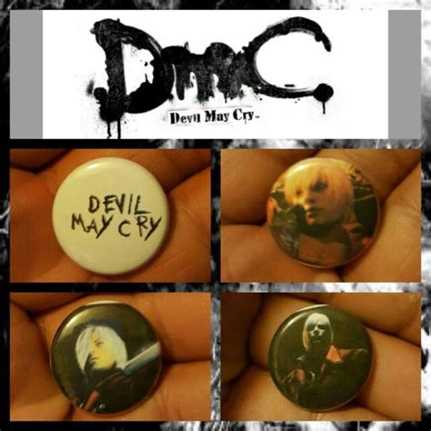 Devil May Cry Button Pins Ebay
