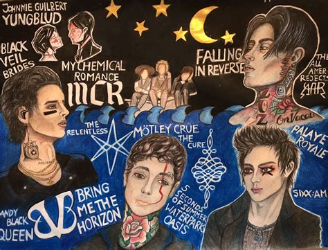 Music Bands Collage Music Bands Fan Art My Chemical Romance