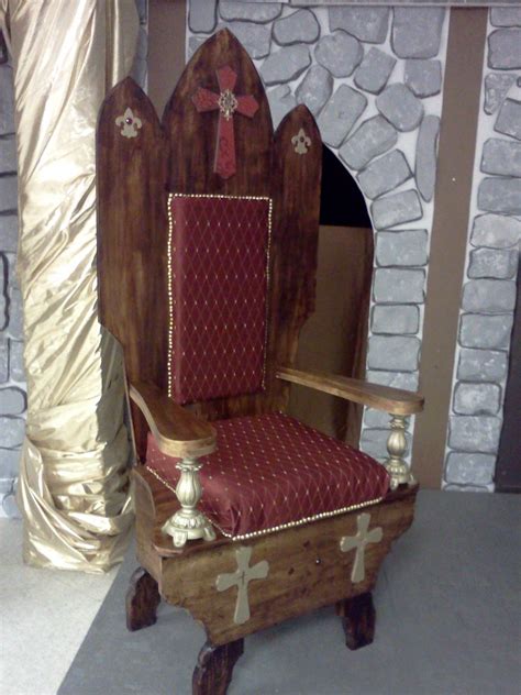 Kings Throne In Front Of Castle 34 Angle Decor Project School