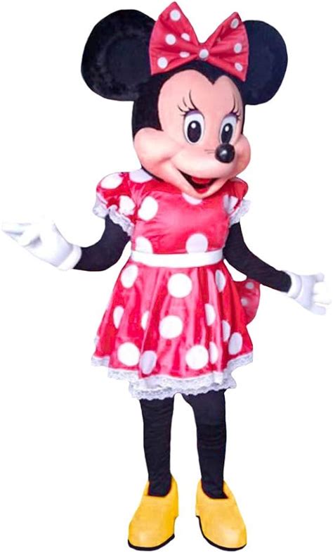 Minnie Mouse Red Dress Mascot Costume Party Character Birthday Halloween  Amazon Ca Clothing