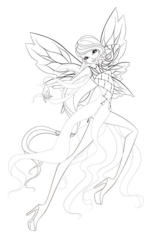 World Of Winx Official Dreamix Coloring Pages Winx