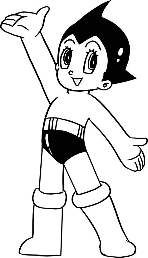 Cool I Am New Astro Boy Coloring Page Astro Boy Coloring Pages For