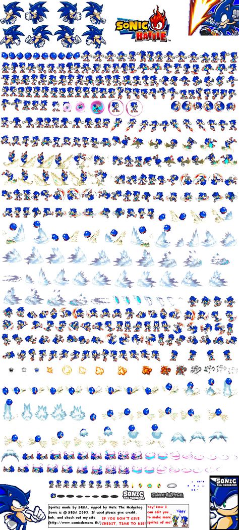 Sonic Battle Sprite Sheet By SonicSpriter On DeviantArt 6050 The Best