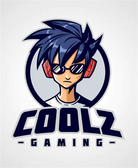 Cool Gamer Character Mascot Logo Template Ai Eps Game Logo Design