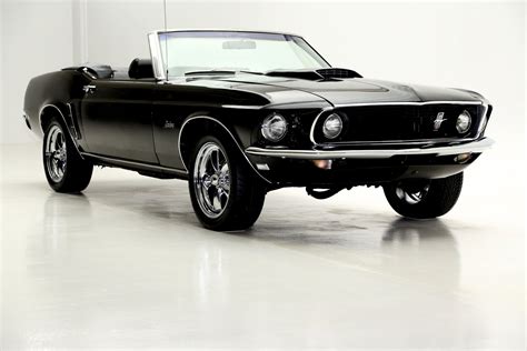 1969 Ford Mustang Convertible Triple Black 302 Auto