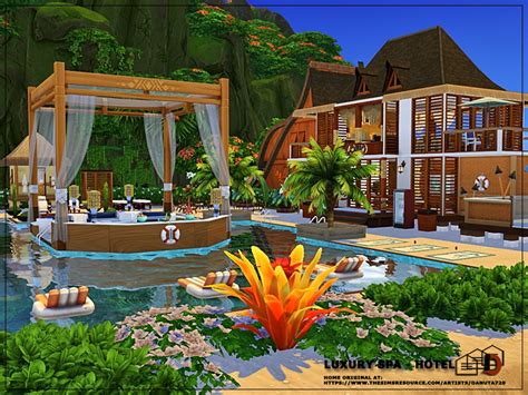 The Sims Resource Luxury Spa Hotel