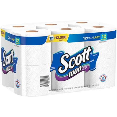 Scott 1000 Sheets Bathroom Tissue Hy Vee Aisles Online Grocery Shopping