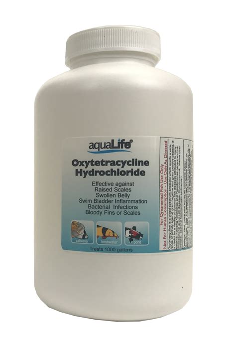 Oxytetracycline Treats 1000 Gallons Aqualife Aquarium Life