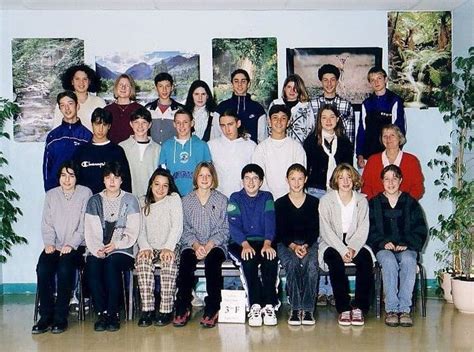 Photo de classe 3ème F de 1996 Collège Alfred Sisley Copains d avant