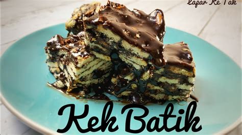 Resepi kek batik versi biskut jejari yang enak. Resepi Kek Batik - YouTube