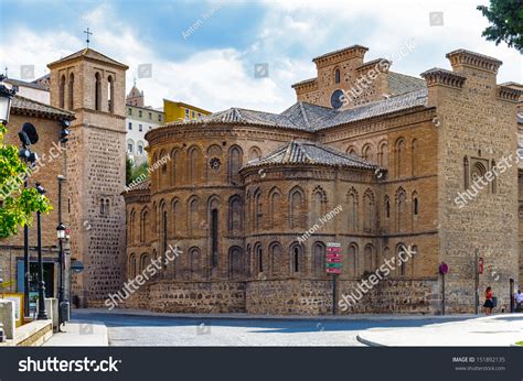 Medieval Beautiful Architecture Of Toledo Spain Stock
