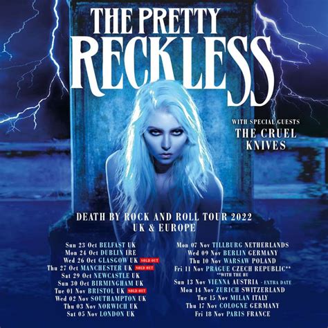 The Pretty Reckless Uk Ireland Tour Oct Nov 2022 Metal Planet Music