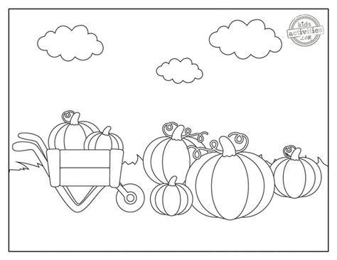 Free Printable Pumpkin Patch Coloring Pages | Kids Activities Blog