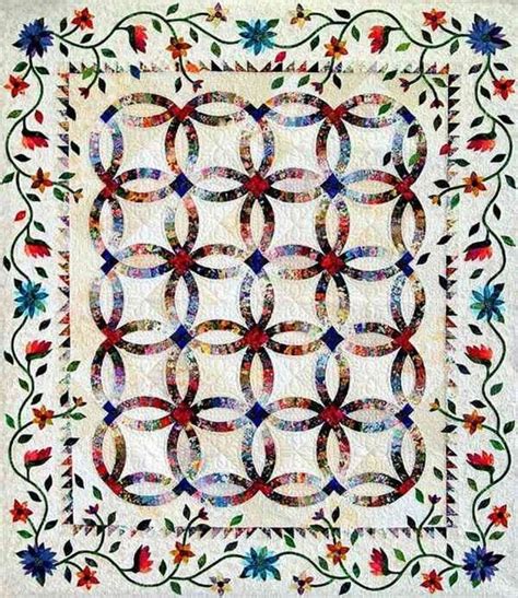 15 Of The Most Beautiful Double Wedding Ring Quilt Designs Free Patterns