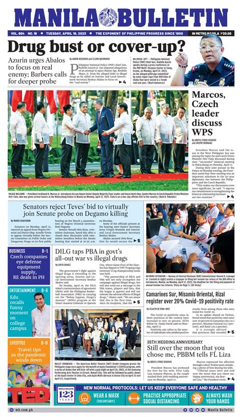 Manila Bulletin News On Twitter Manila Bulletin Headline For Today