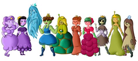 Adventure Time Princesses By Inverseworld On Deviantart