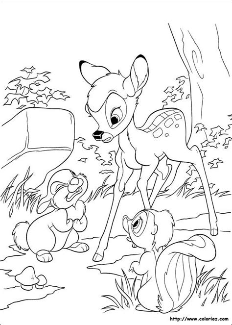 coloriages bambi Page 2