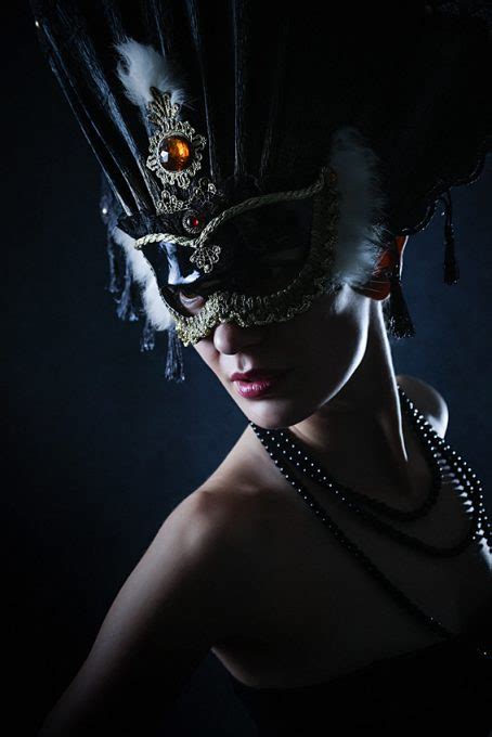 Beauty Model Wearing Venetian Masquerade Carnival Mask 54ka Photo Blog