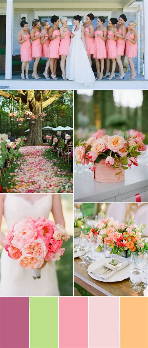 Spring Summer Wedding Color Ideas 2015 Tulle And Chantilly Wedding Blog