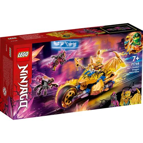 Lego Ninjago Jays Golden Dragon Motorbike 71768 Mr Toys