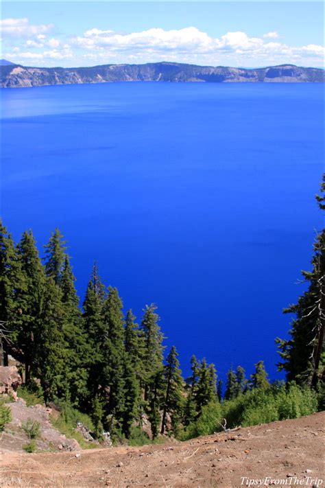 Crater Lake The Deepest And Bluest Too Tipsy From The Trip